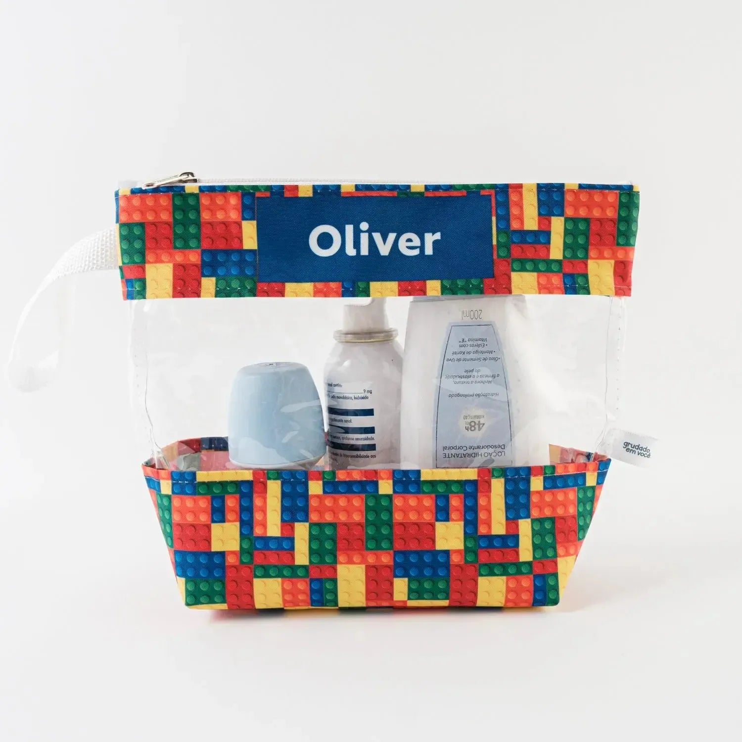 Necessaire Clear-Grudado em Você-Personalizados