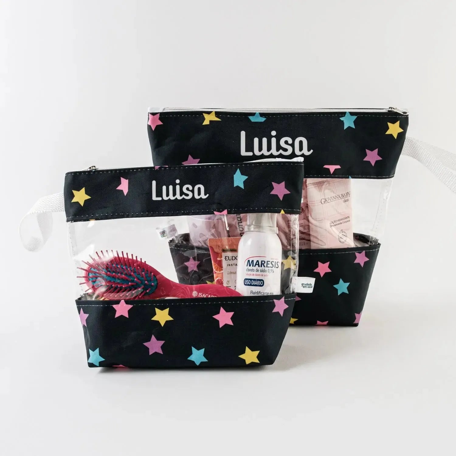 Necessaire Clear-Grudado em Você-Personalizados