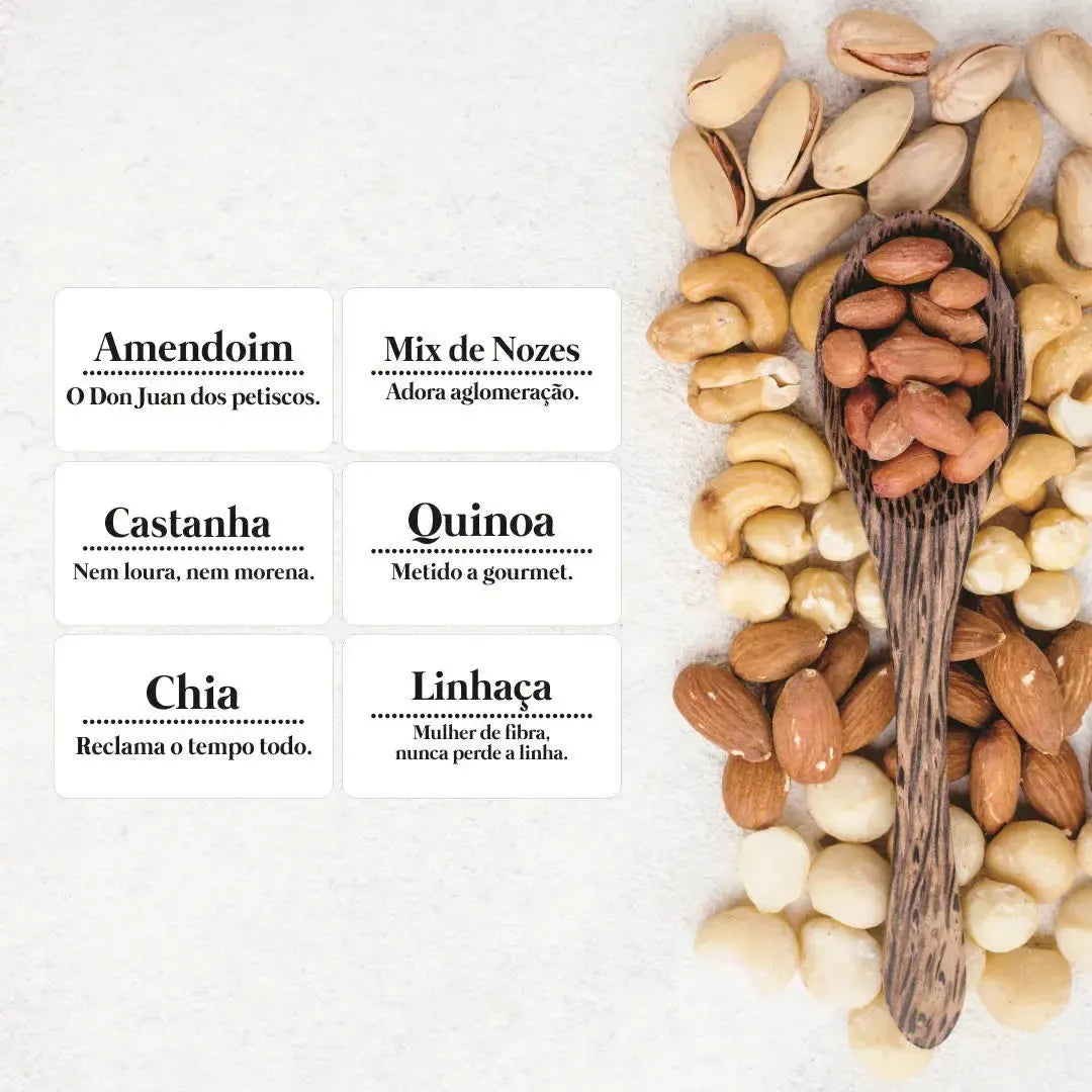 Organização Divertida-Grudado em Você-Personalizados