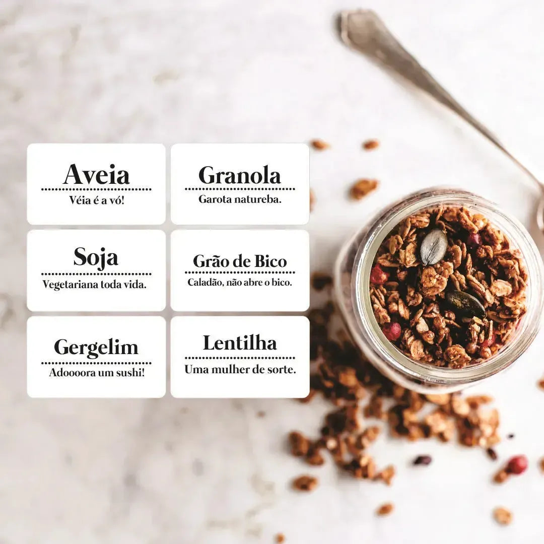 Organização Divertida-Grudado em Você-Personalizados