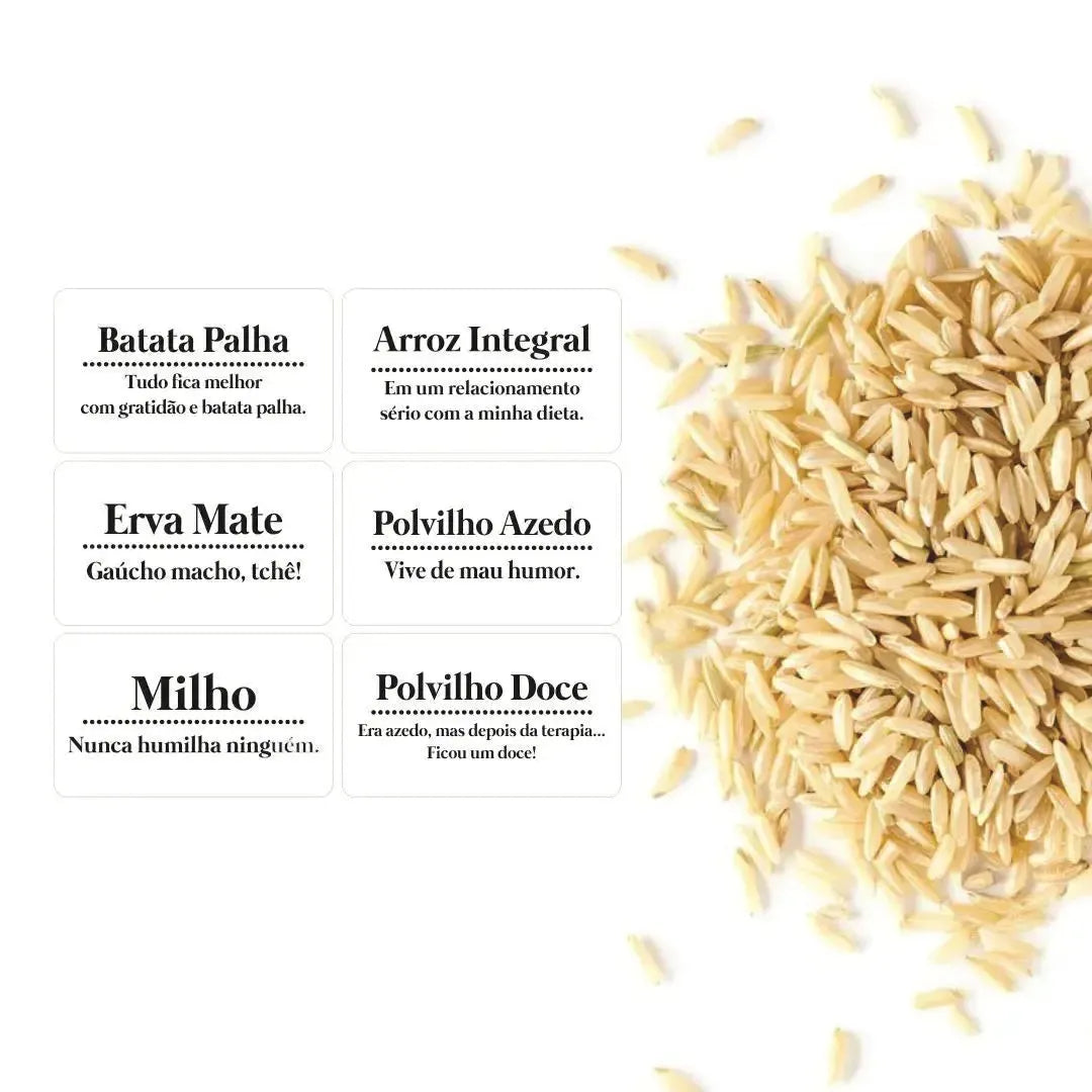 Organização Divertida-Grudado em Você-Personalizados