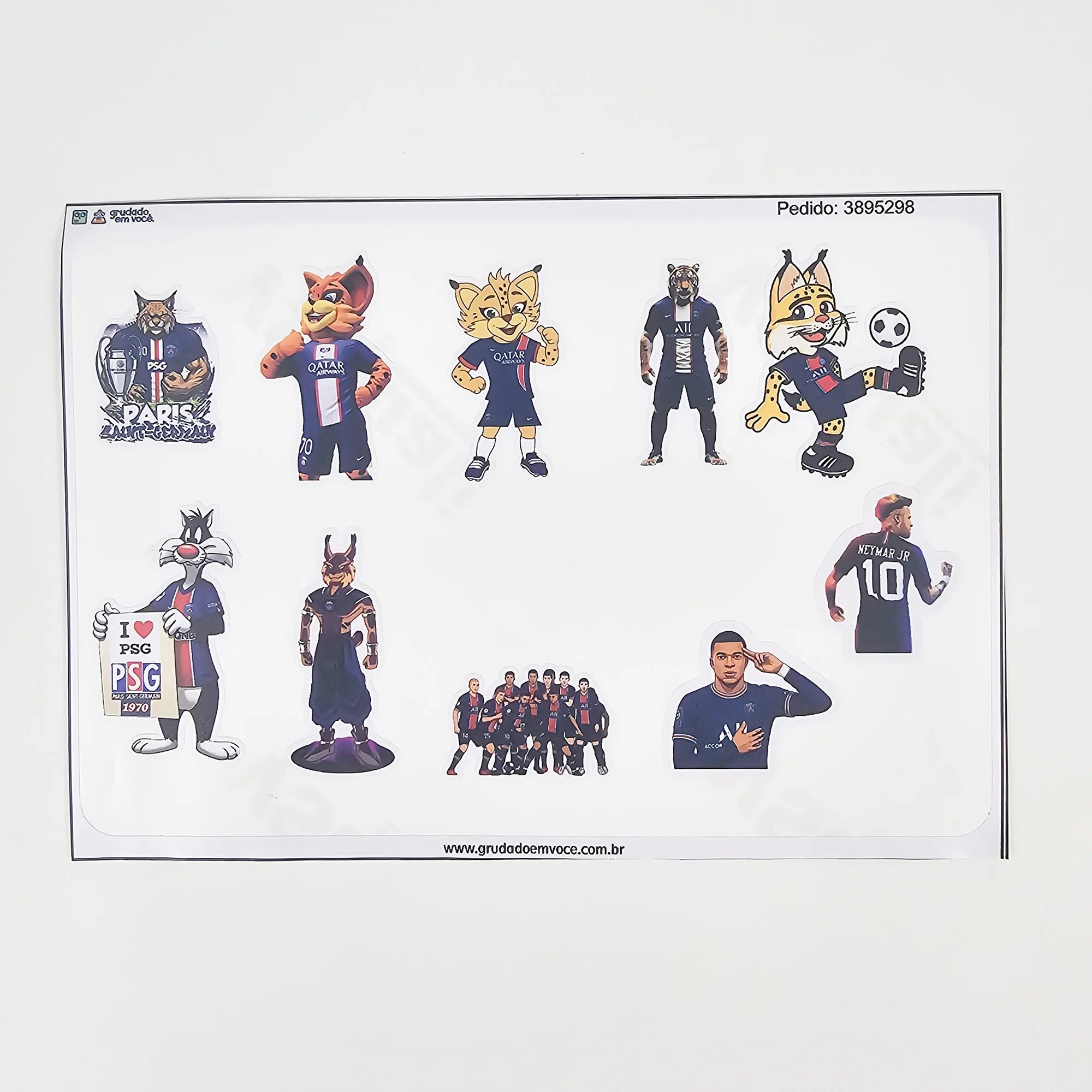 Combo Meu Craque Paris Saint-Germain Personalizado
