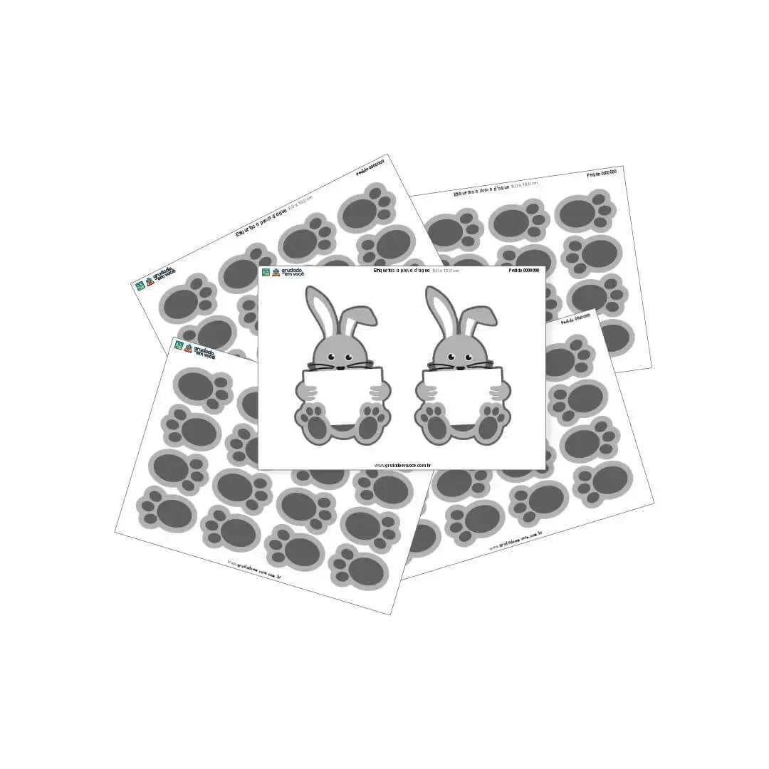 Patinhas para Páscoa-Grudado em Você-Personalizados