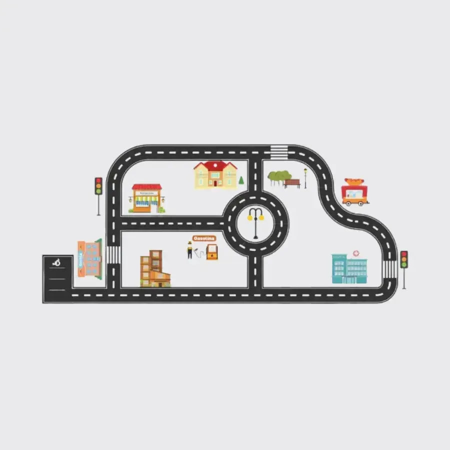 Pista de Carrinhos-Grudado em Você-Personalizados