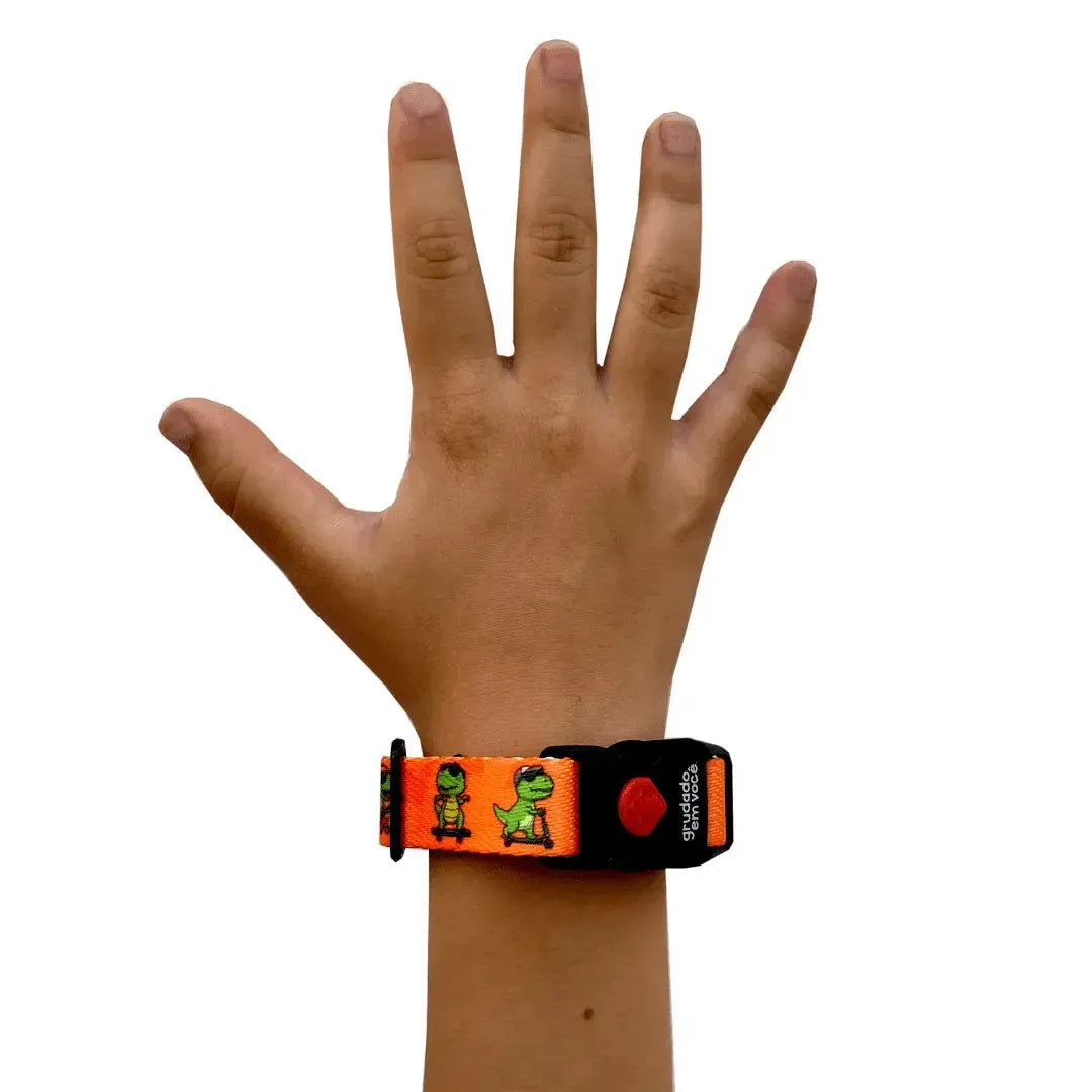Pulseira de ID Reutilizável-Grudado em Você-Personalizados