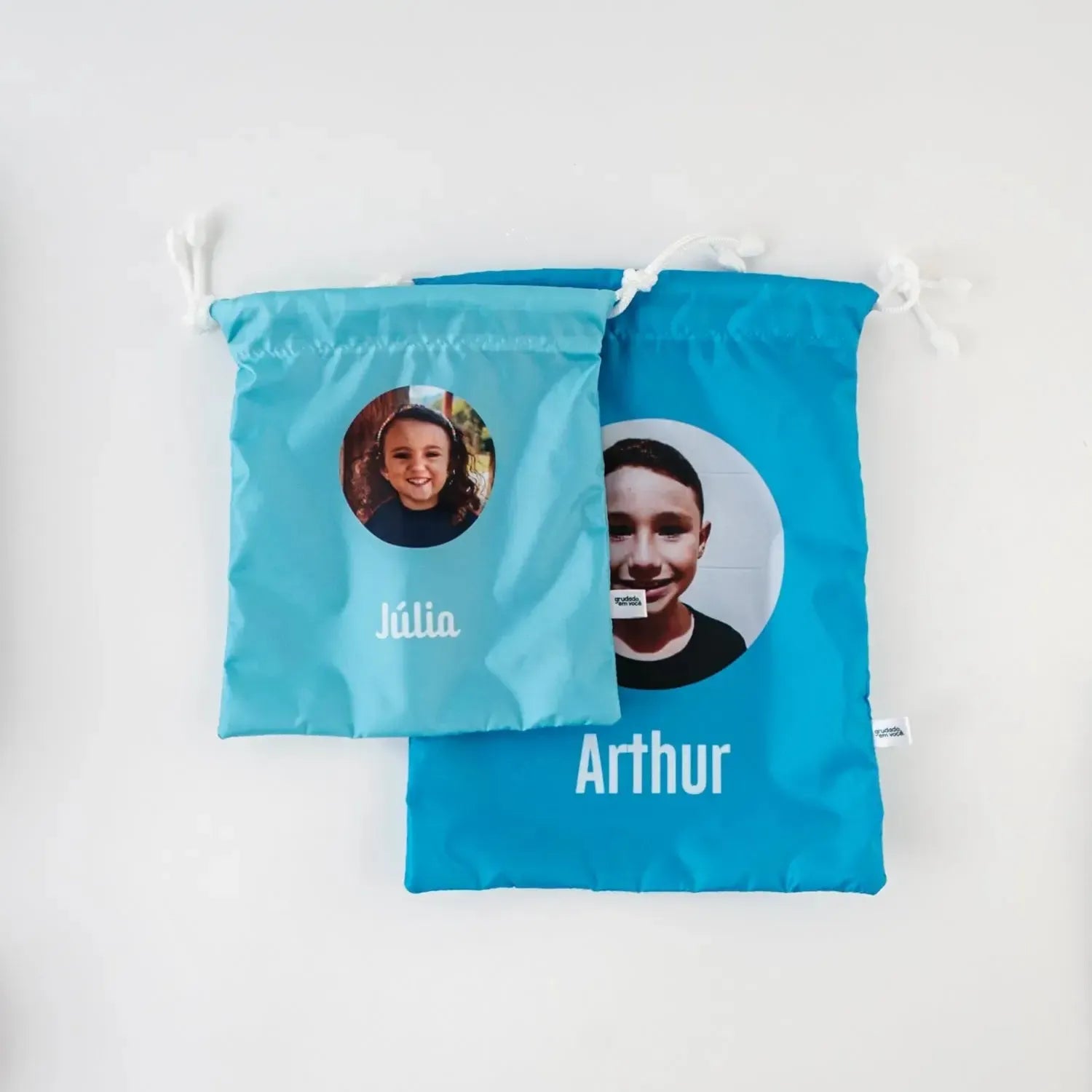 Saco Personalizado com Foto-Grudado em Você-Personalizados