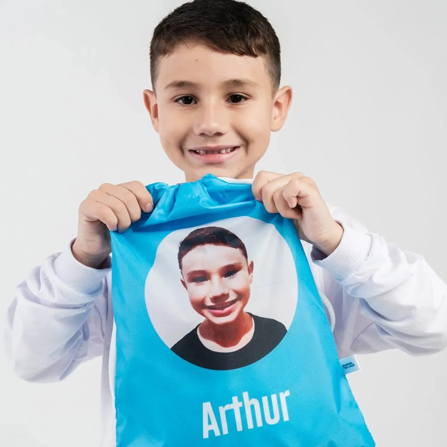 Saco Personalizado com Foto-Grudado em Você-Personalizados
