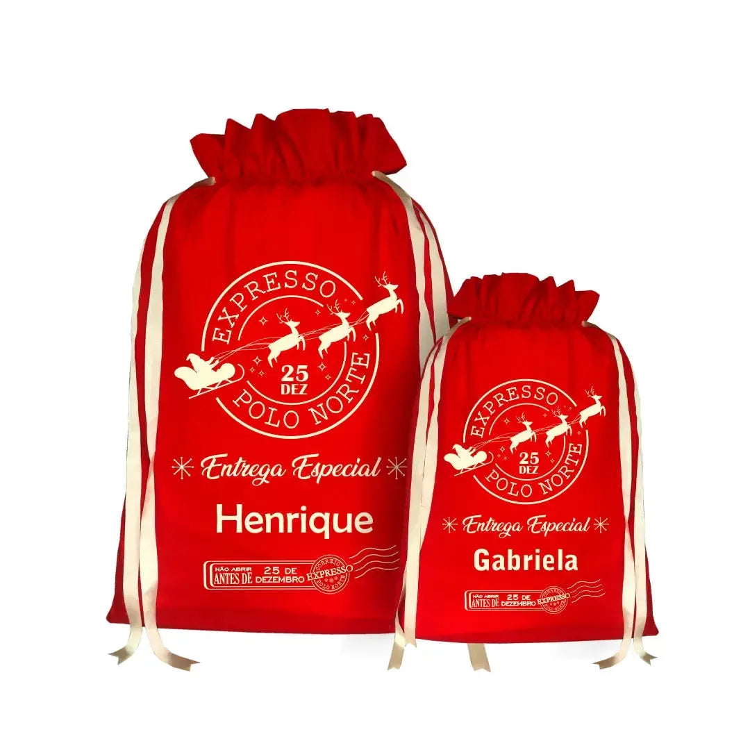 Saco de Natal-Grudado em Você-Personalizados