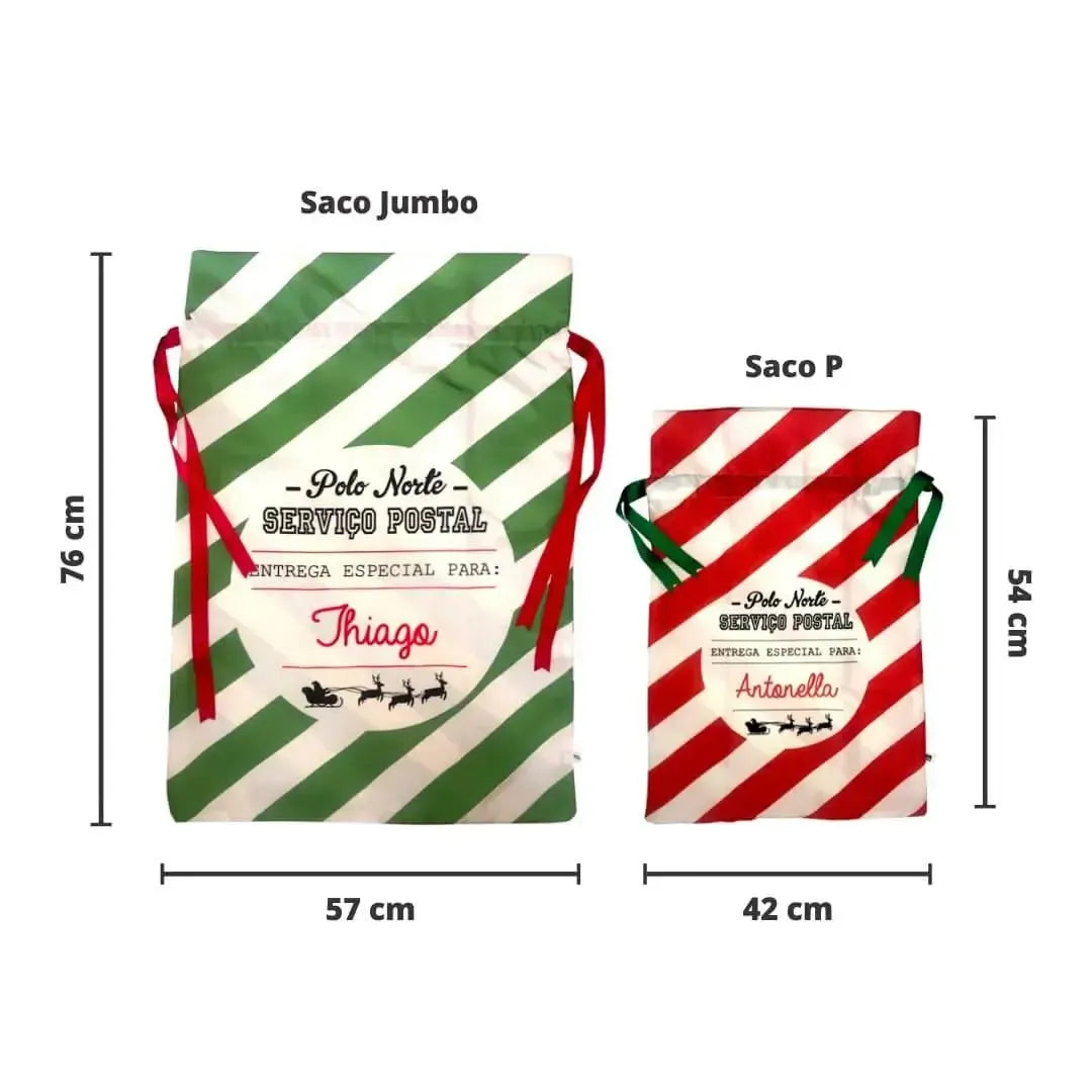 Saco de Natal-Grudado em Você-Personalizados