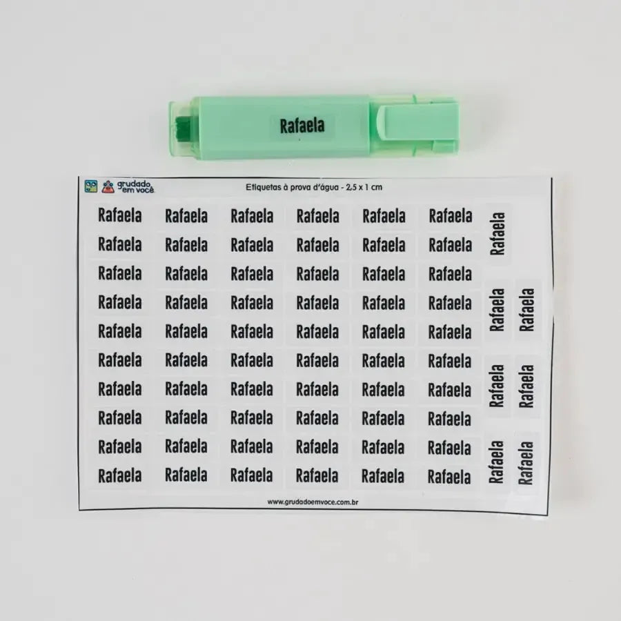 Super Mini Transparente-Grudado em Você-Personalizados