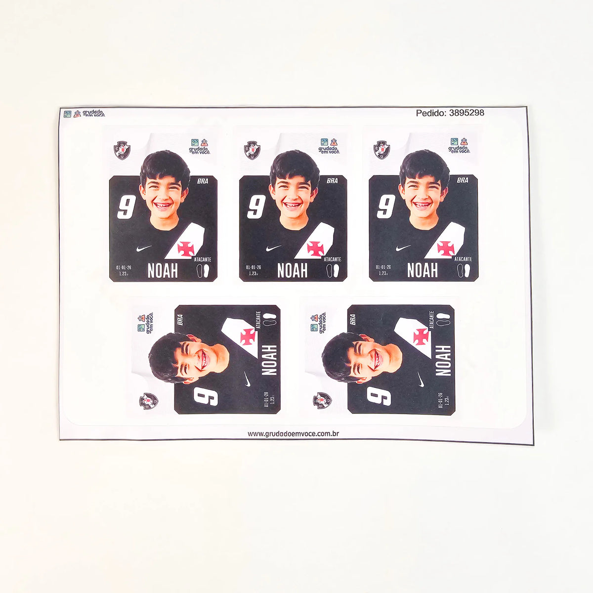 Combo Meu Craque Vasco Personalizado