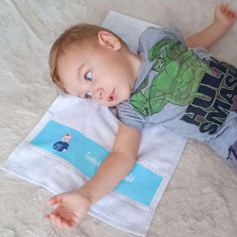 Toalha de Mão Personalizada com Foto