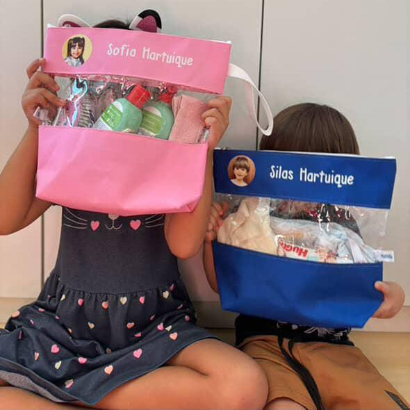 Necessaire Clear com Foto