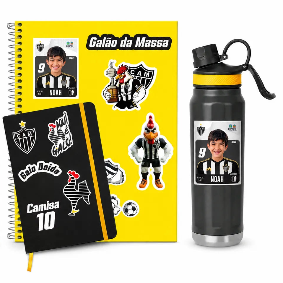 Combo Meu Craque Atlético Mineiro Personalizado