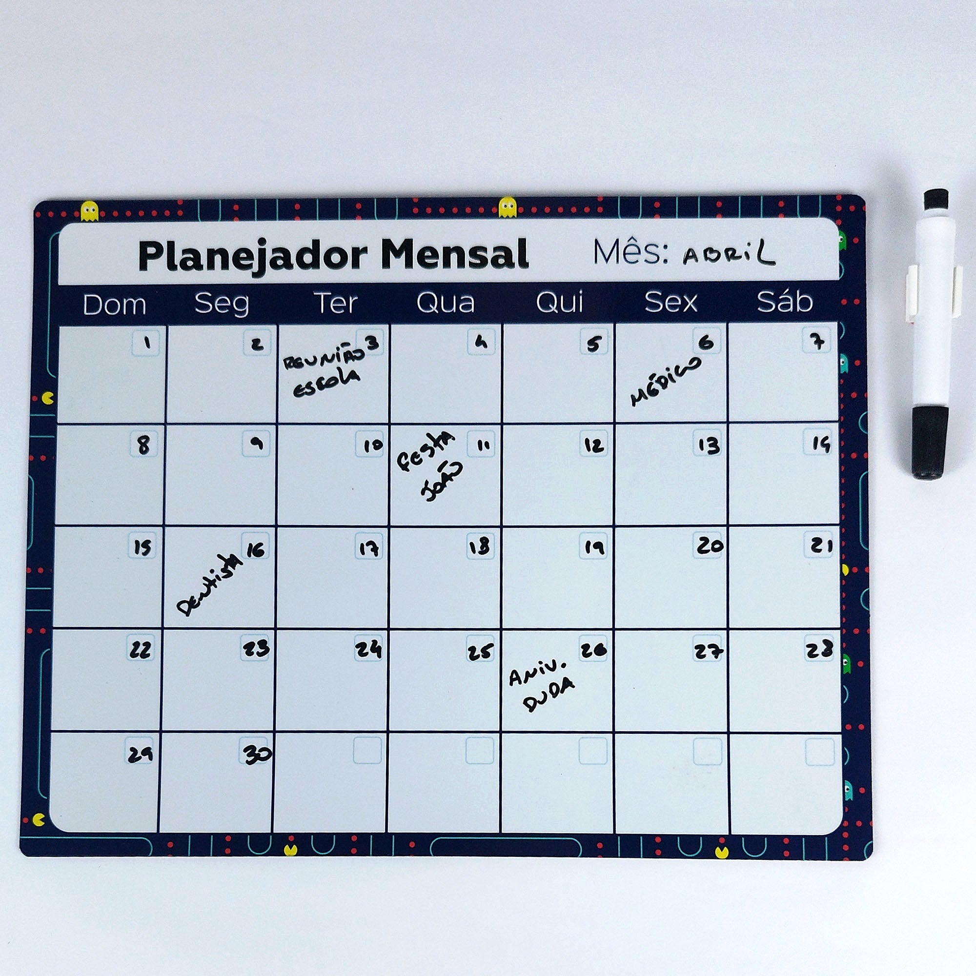 Planejador Mensal Personalizado