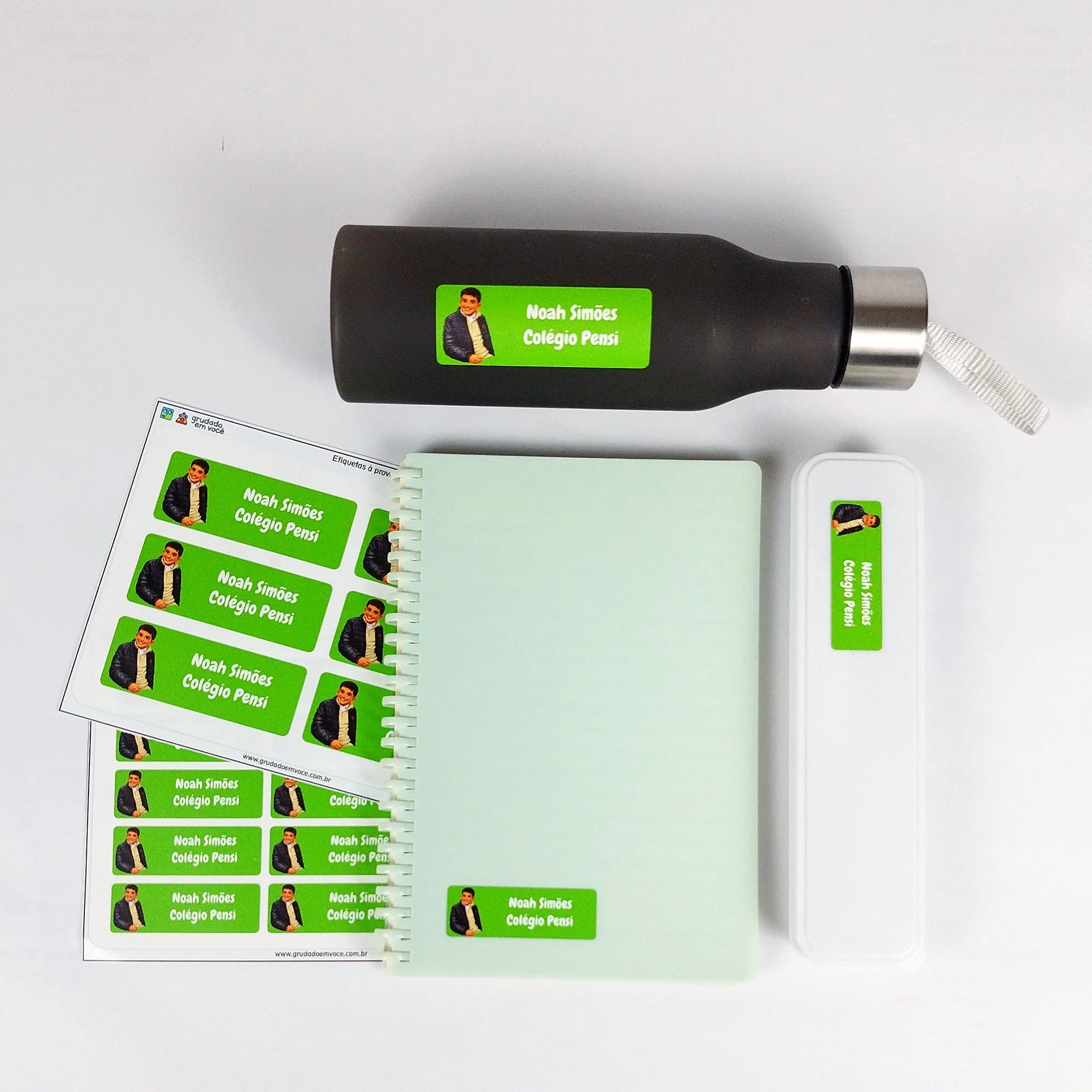 Kit de Etiquetas Personalizado com Avatar
