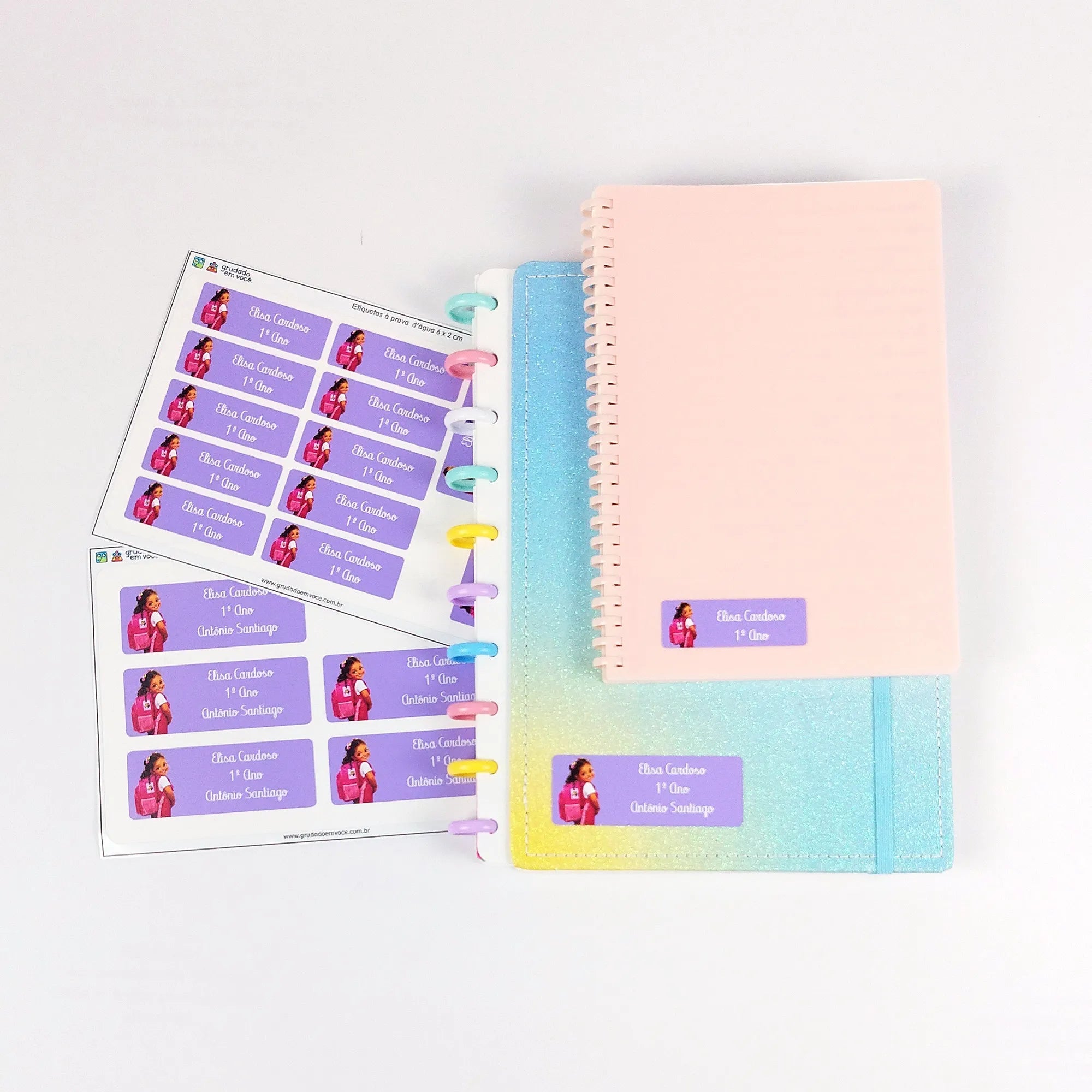 Kit de Etiquetas Personalizado com Avatar