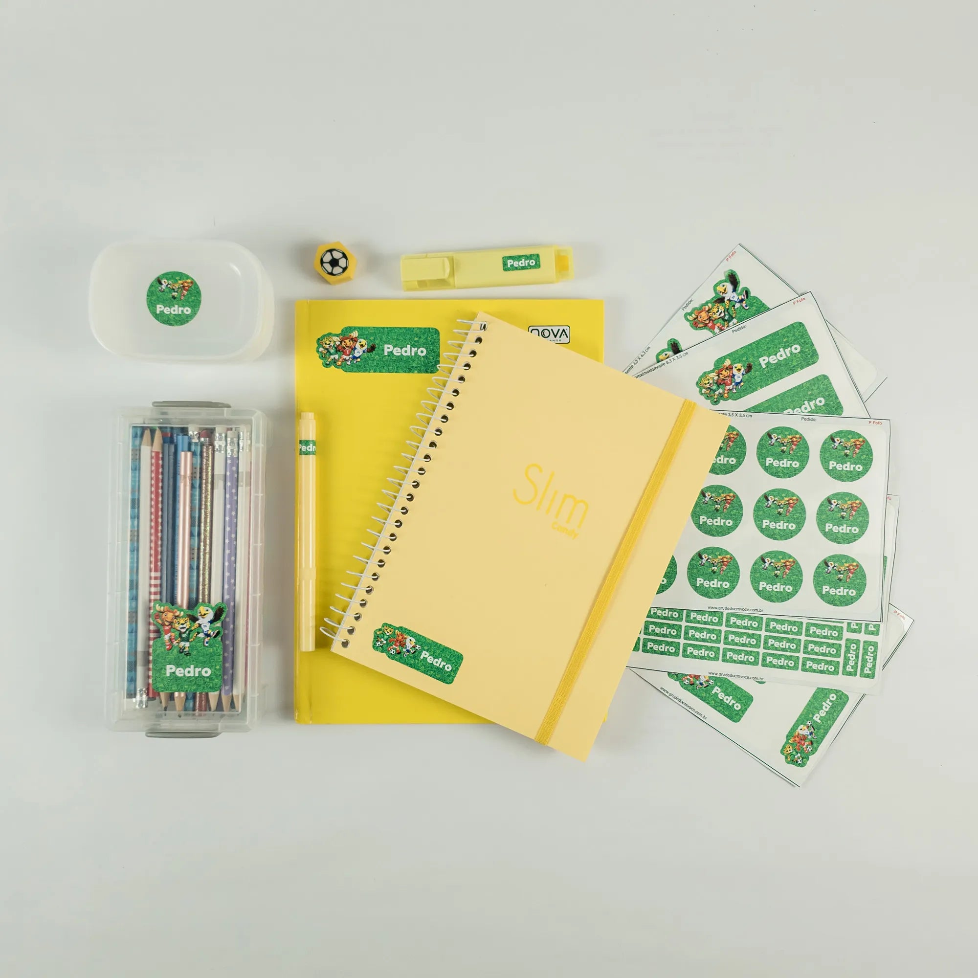 Etiquetas Kit Super Fofo - Copa do Mundo 2026