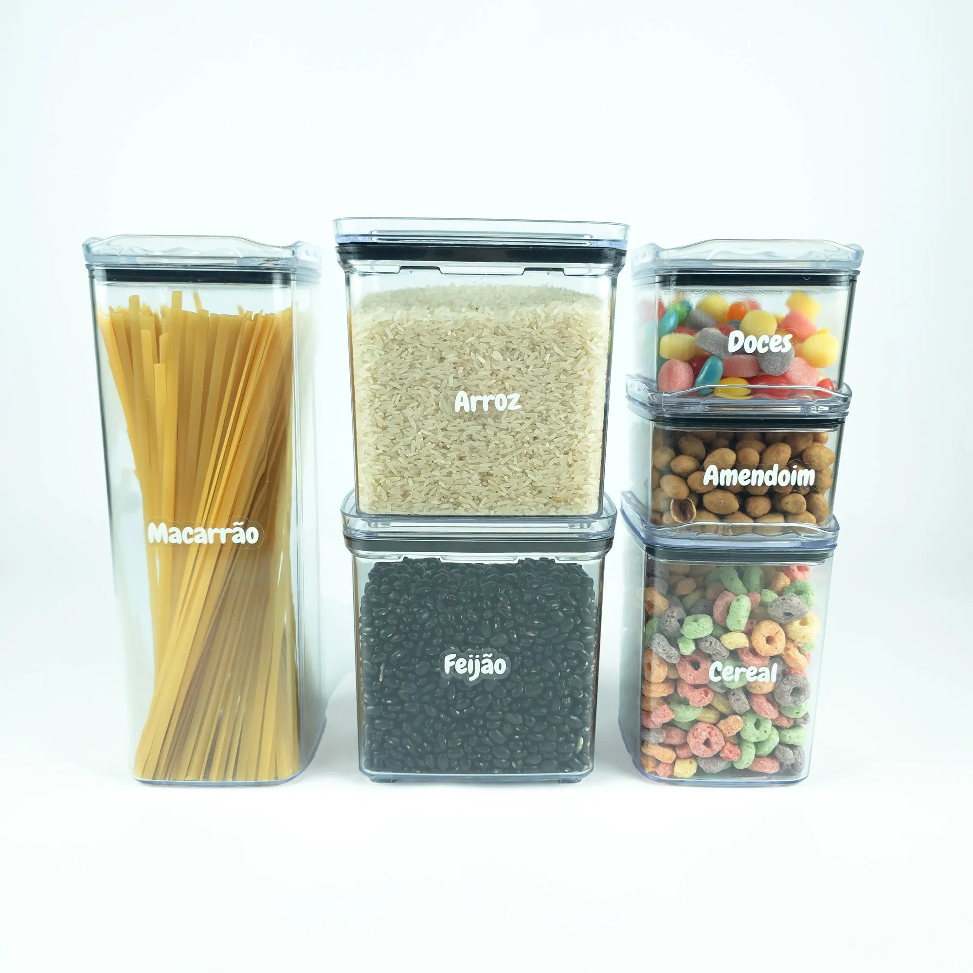 Kit Organização Transparente
