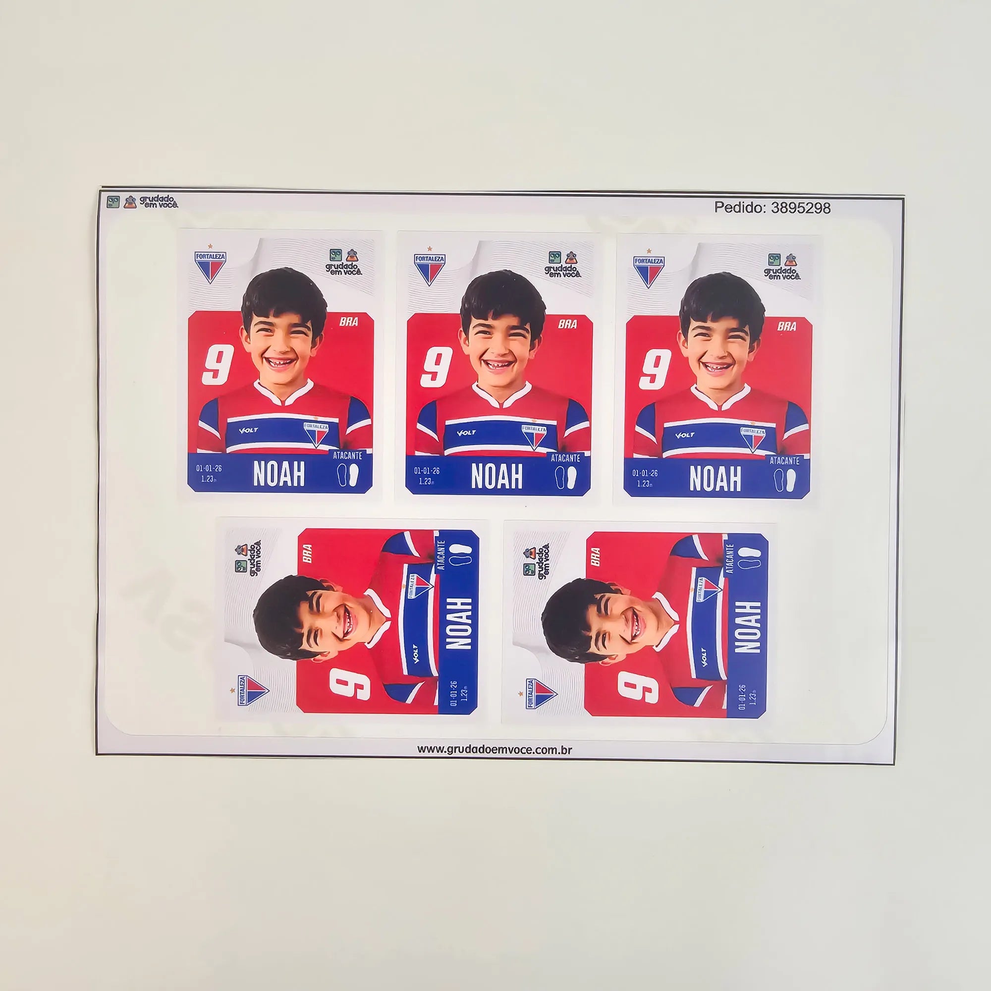 Combo Meu Craque Fortaleza Personalizado