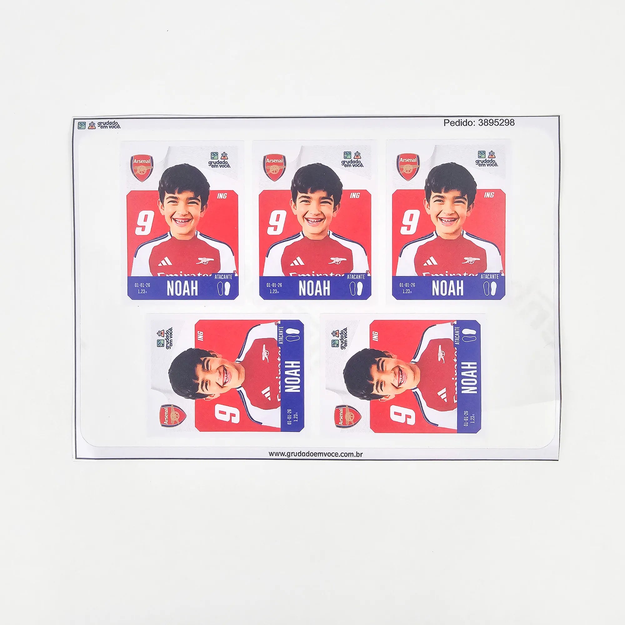 Combo Meu Craque Arsenal Personalizado