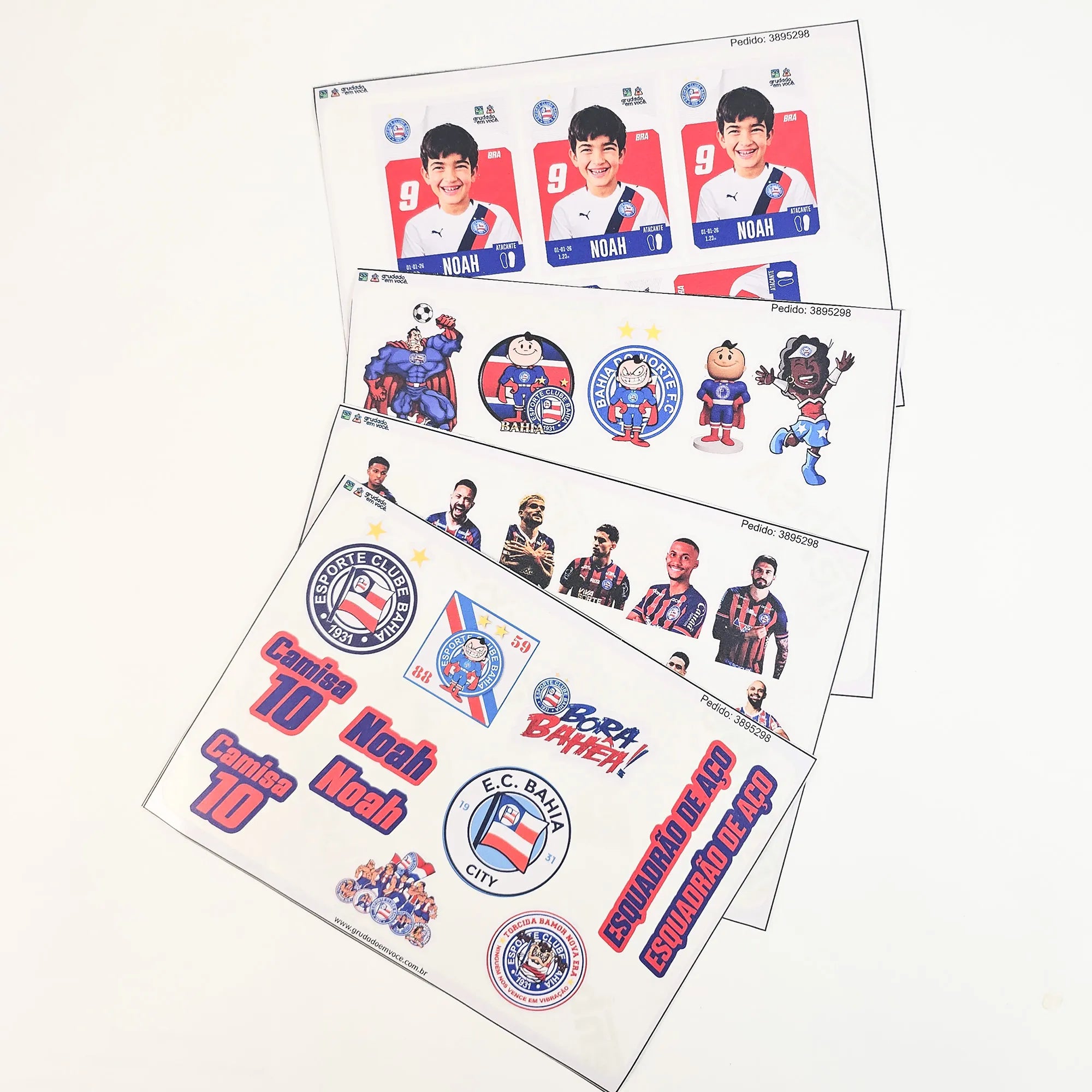 Combo Meu Craque Bahia Personalizado