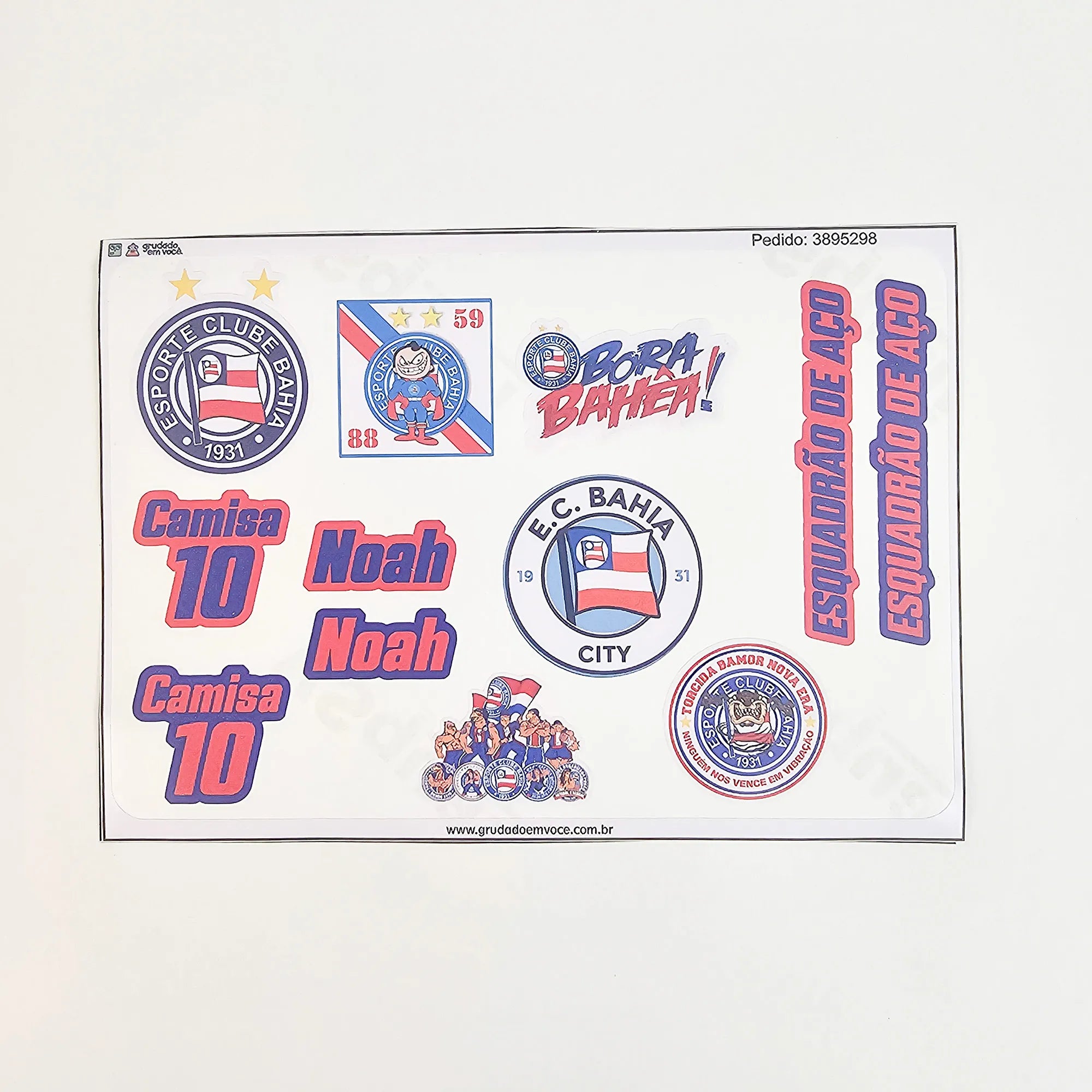 Combo Meu Craque Bahia Personalizado