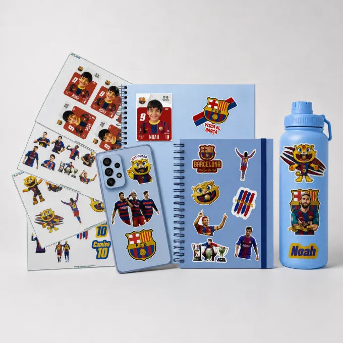 Combo Meu Craque Barcelona Personalizado