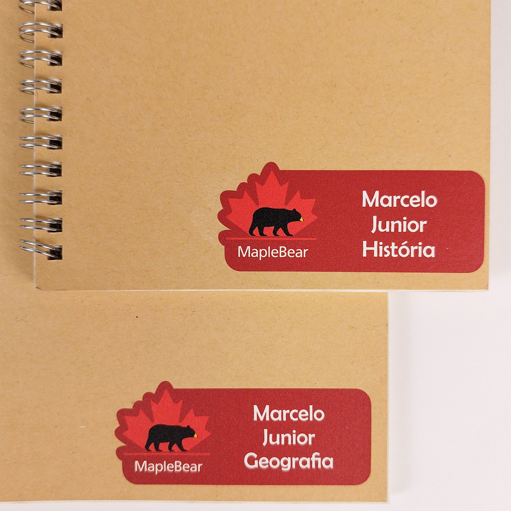 Etiqueta para Caderno - Maple Bear