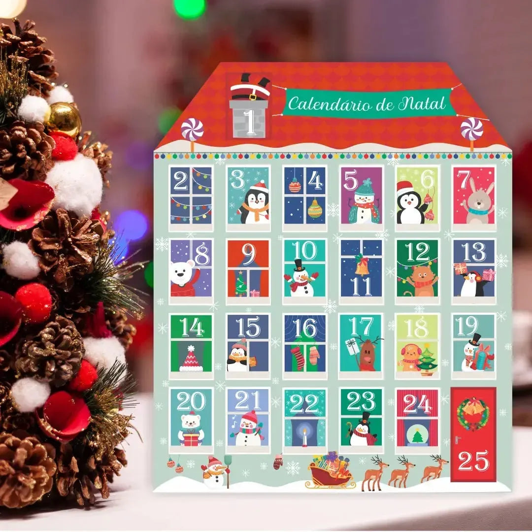 Calendário do Advento-Grudado em Você-Personalizados