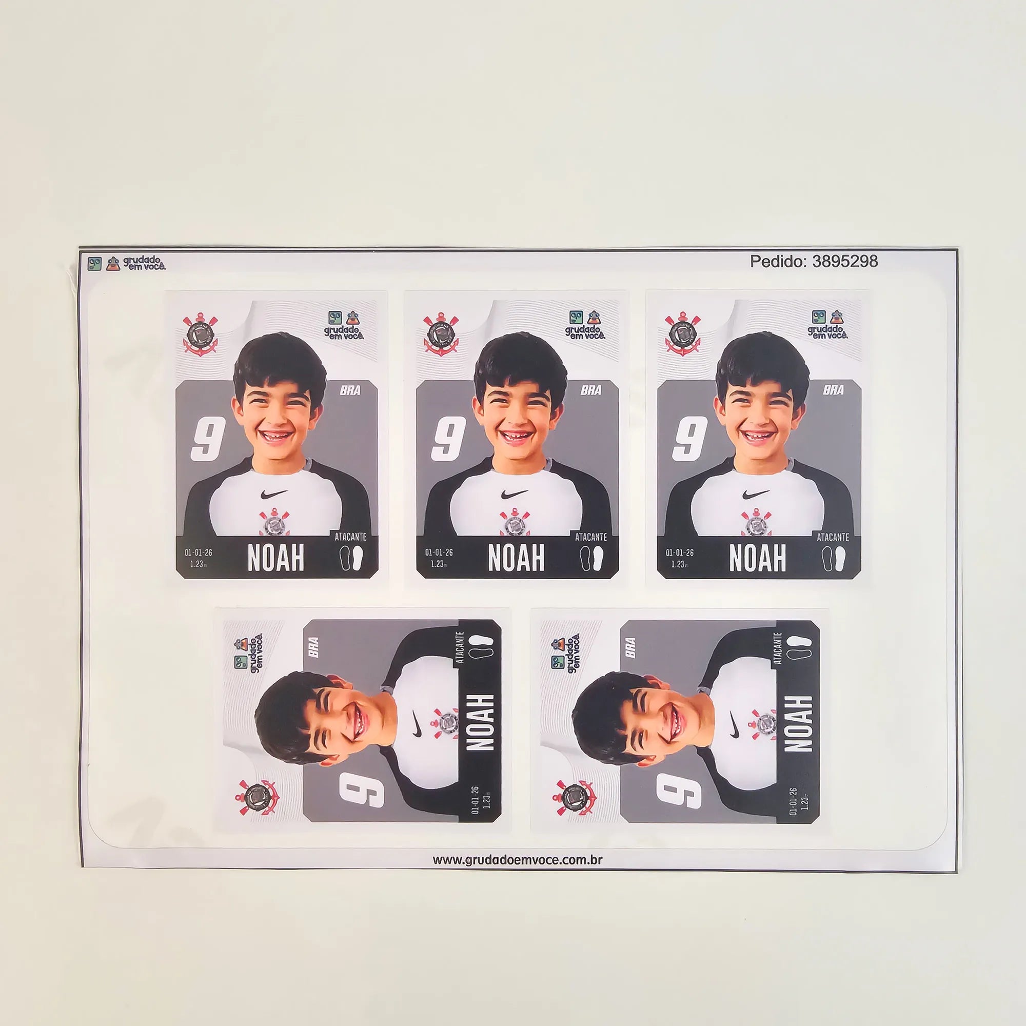 Combo Meu Craque Corinthians Personalizado