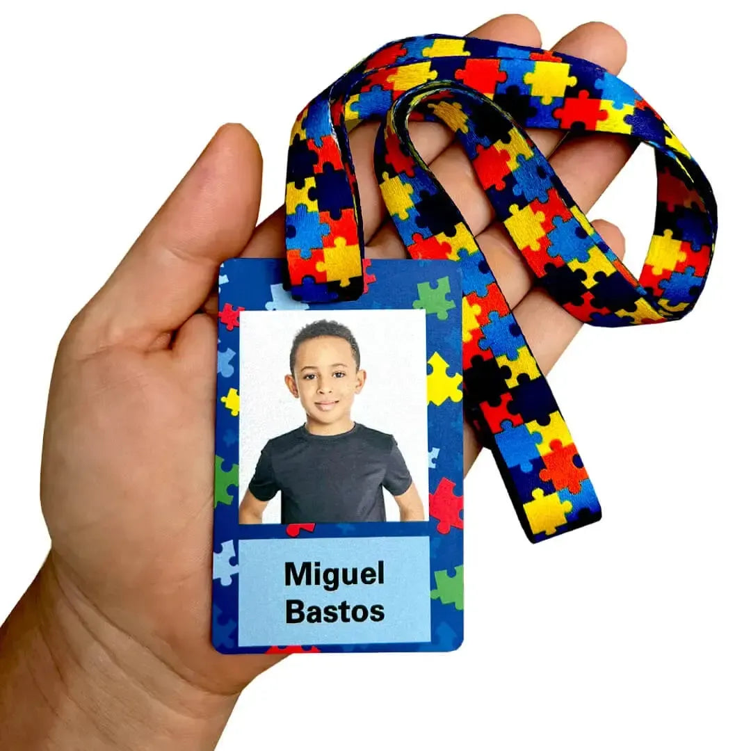 Crachá de Identificação-Grudado em Você-Personalizados