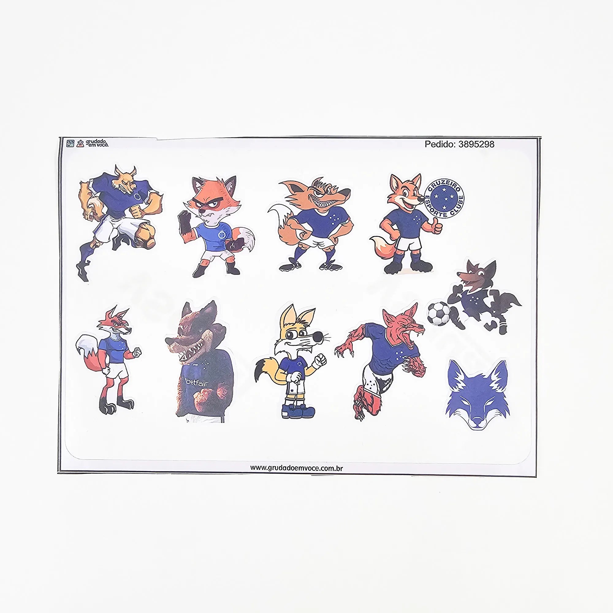 Combo Meu Craque Cruzeiro Personalizado