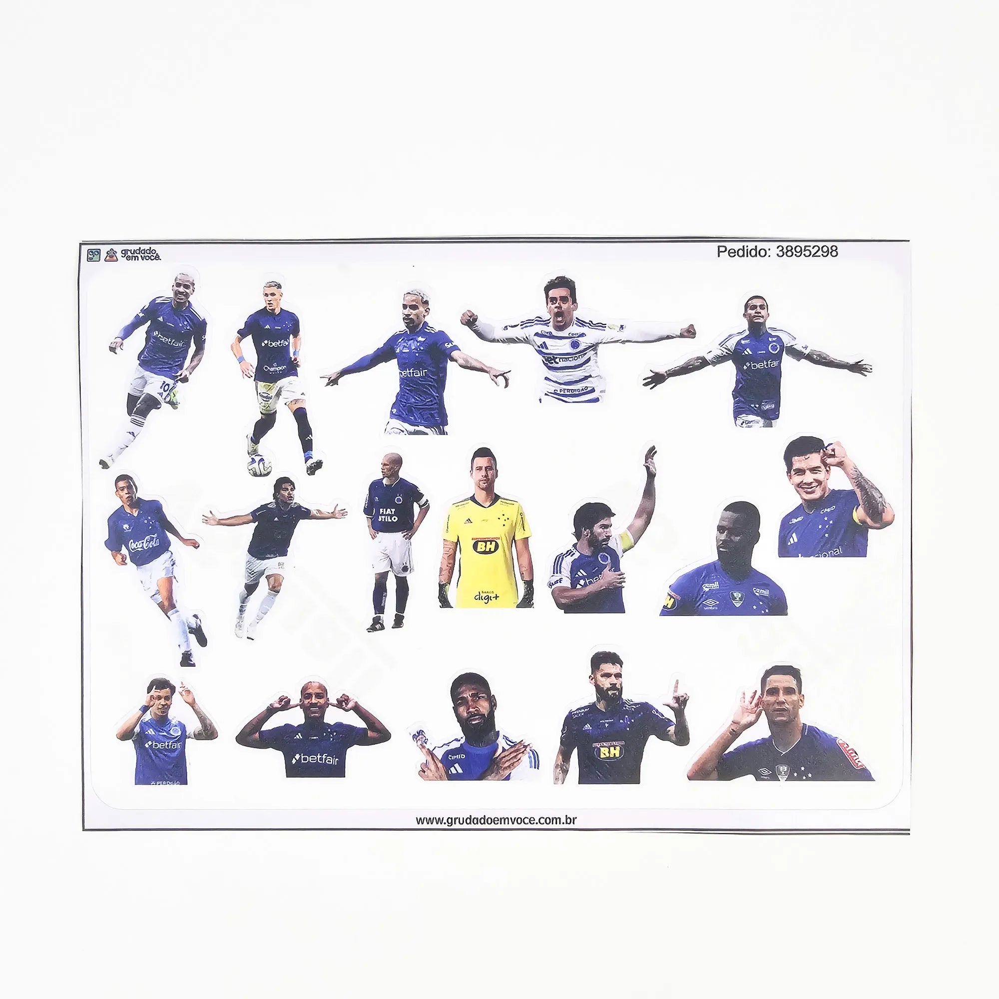 Combo Meu Craque Cruzeiro Personalizado