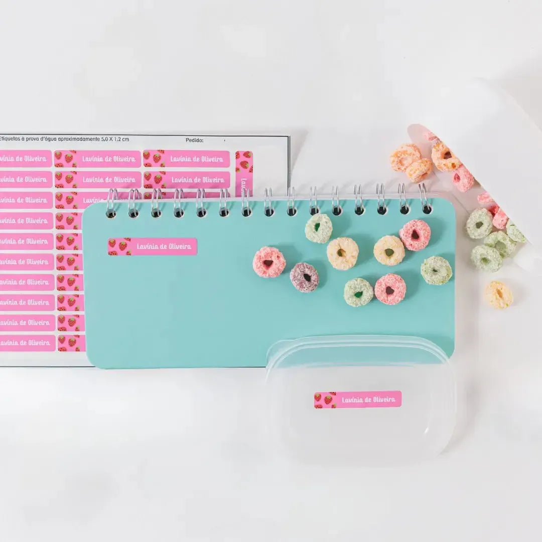 Etiqueta Personalizada Fininha Colorida