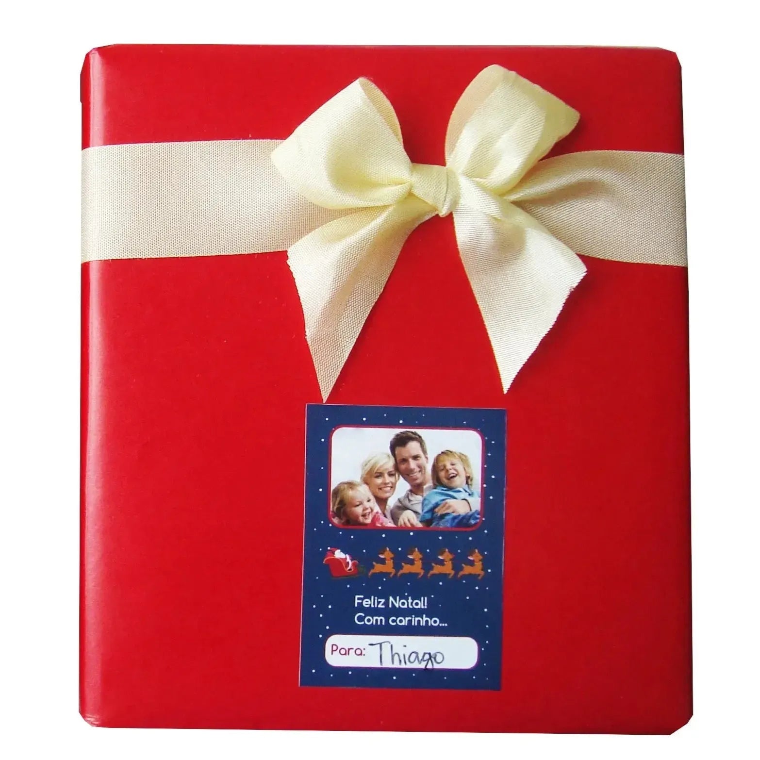 Etiqueta De/Para Foto-Grudado em Você-Personalizados