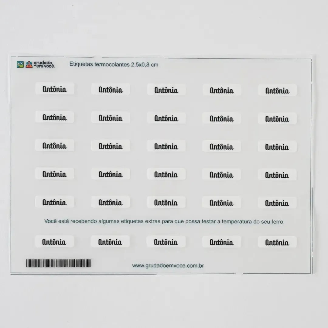 Etiqueta Mini Termocolante-Grudado em Você-Personalizados