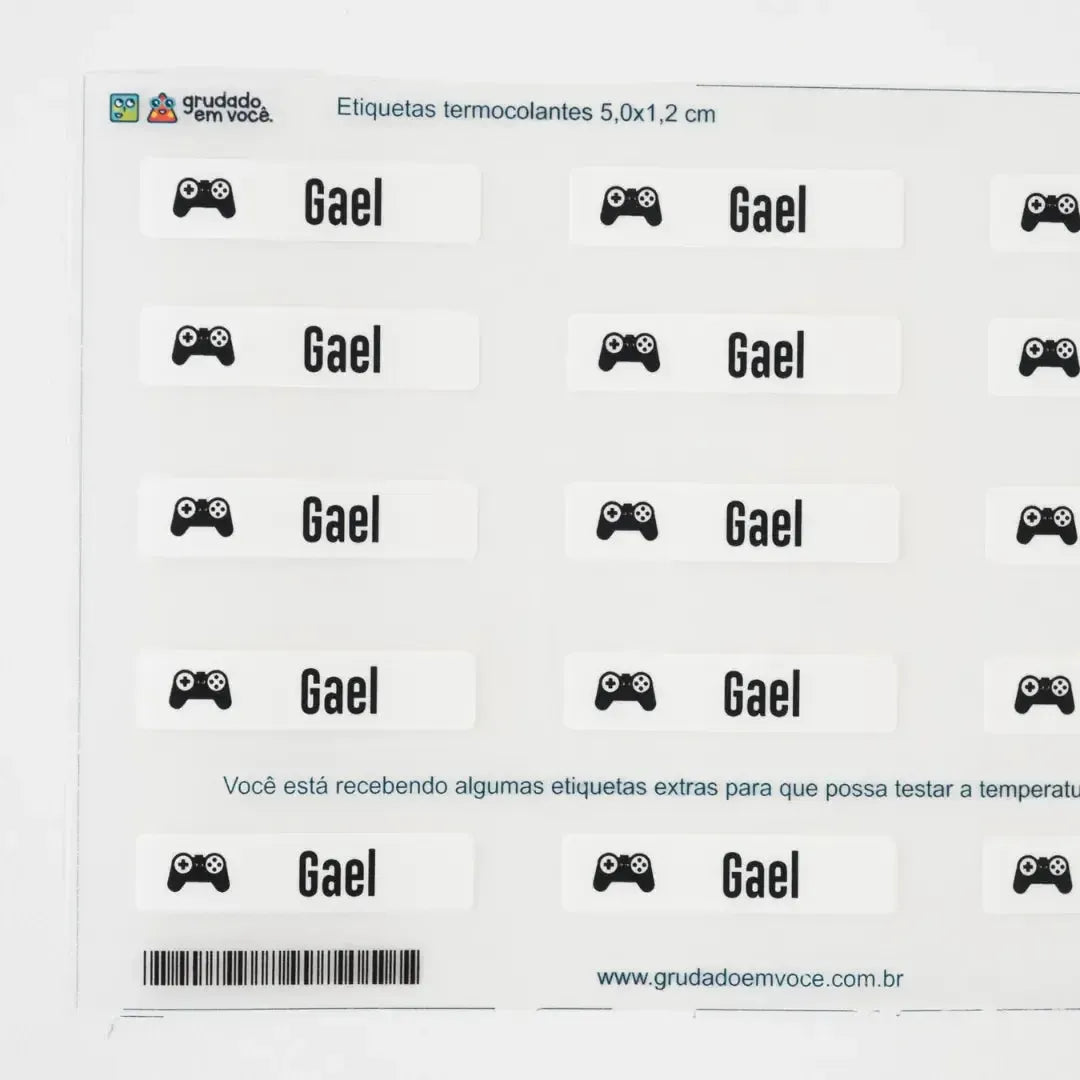 Etiqueta Termocolante-Grudado em Você-Personalizados