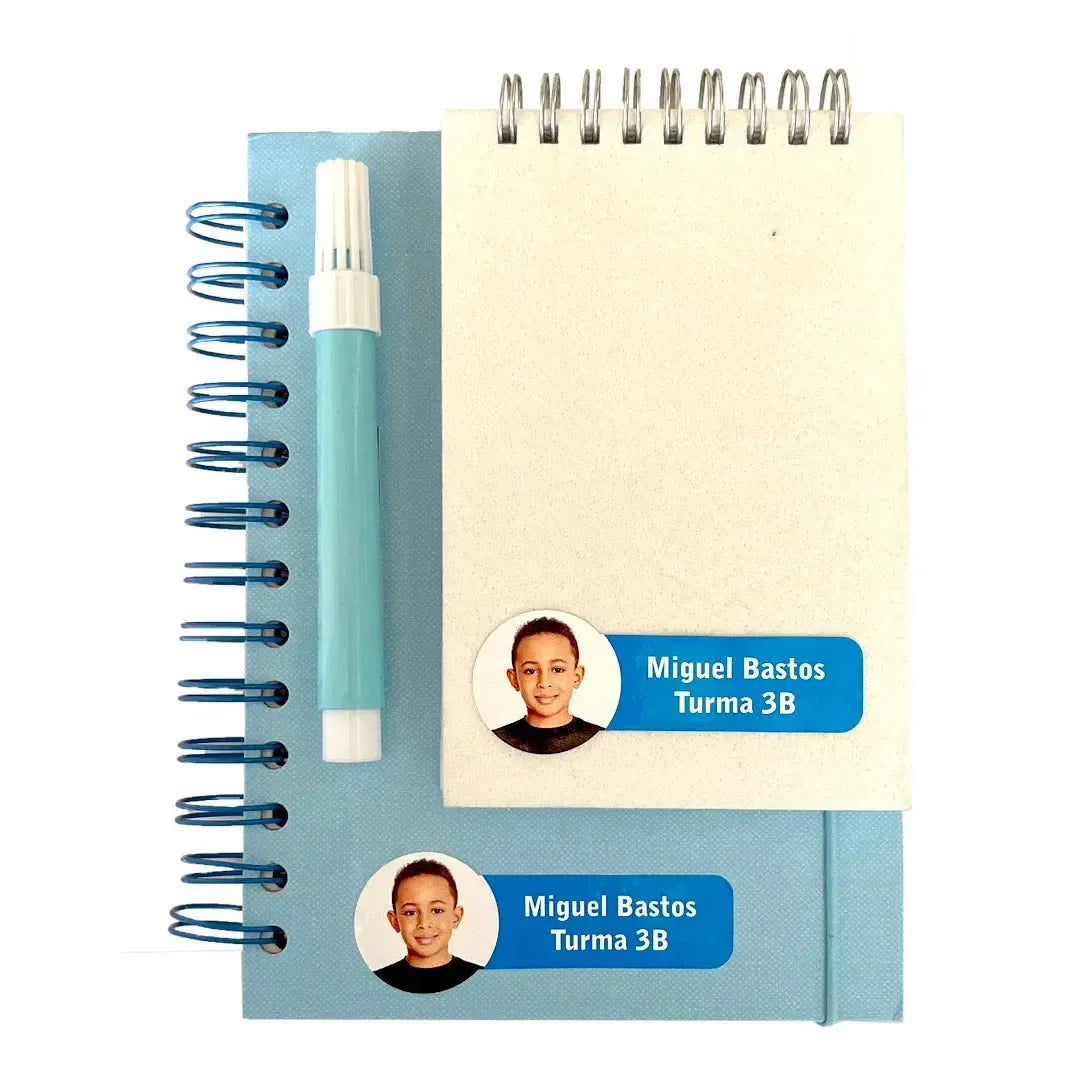 Etiqueta com Foto 8x3-Grudado em Você-Personalizados