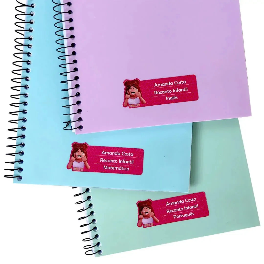 Etiqueta para Caderno