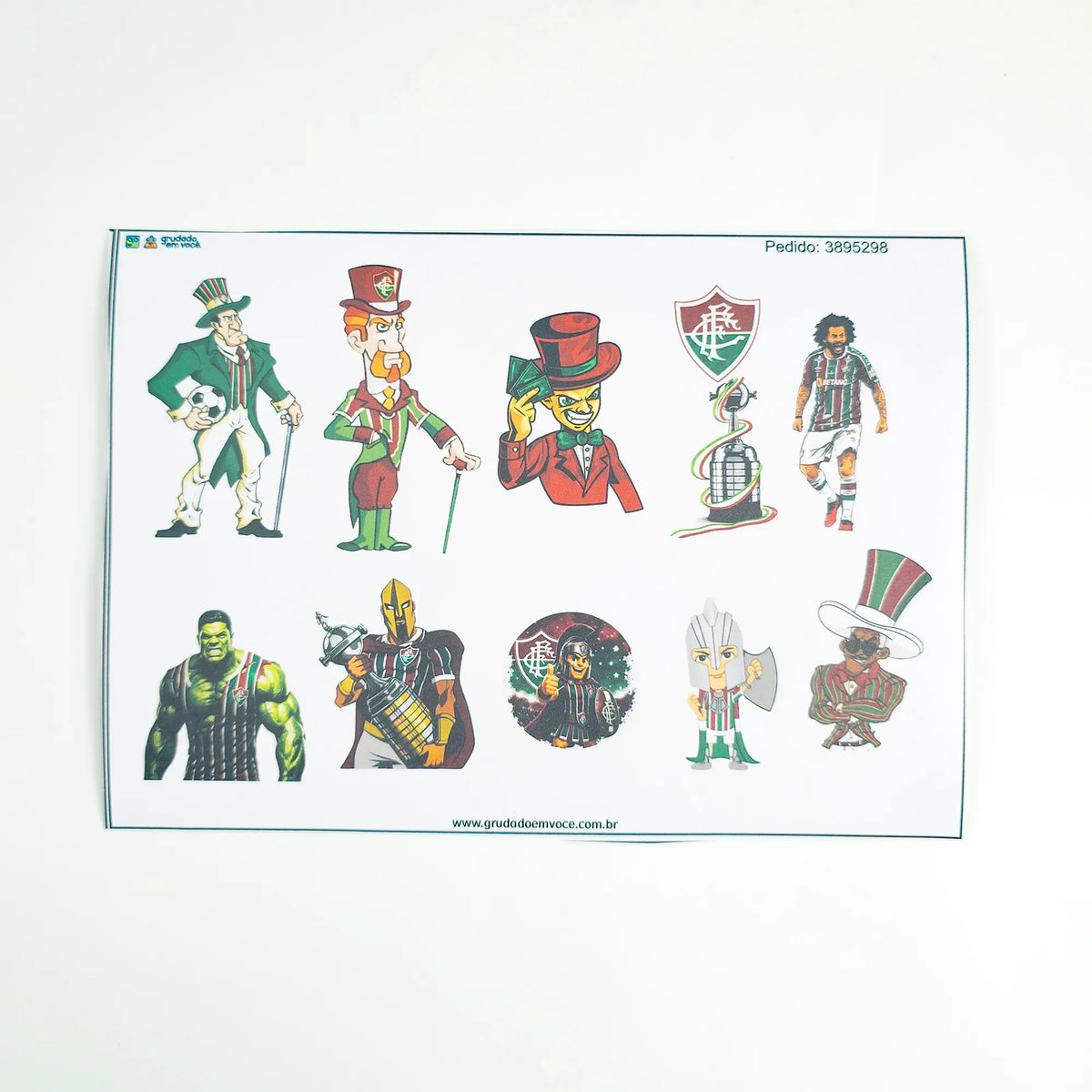 Combo Meu Craque Fluminense Personalizado
