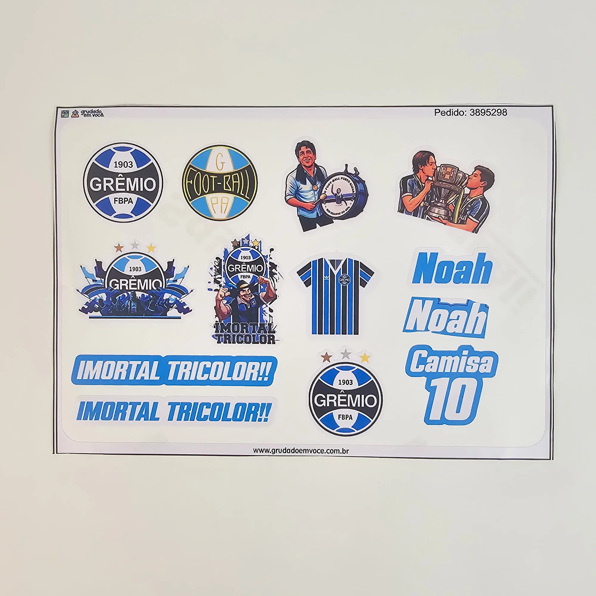 Combo Meu Craque Grêmio Personalizado