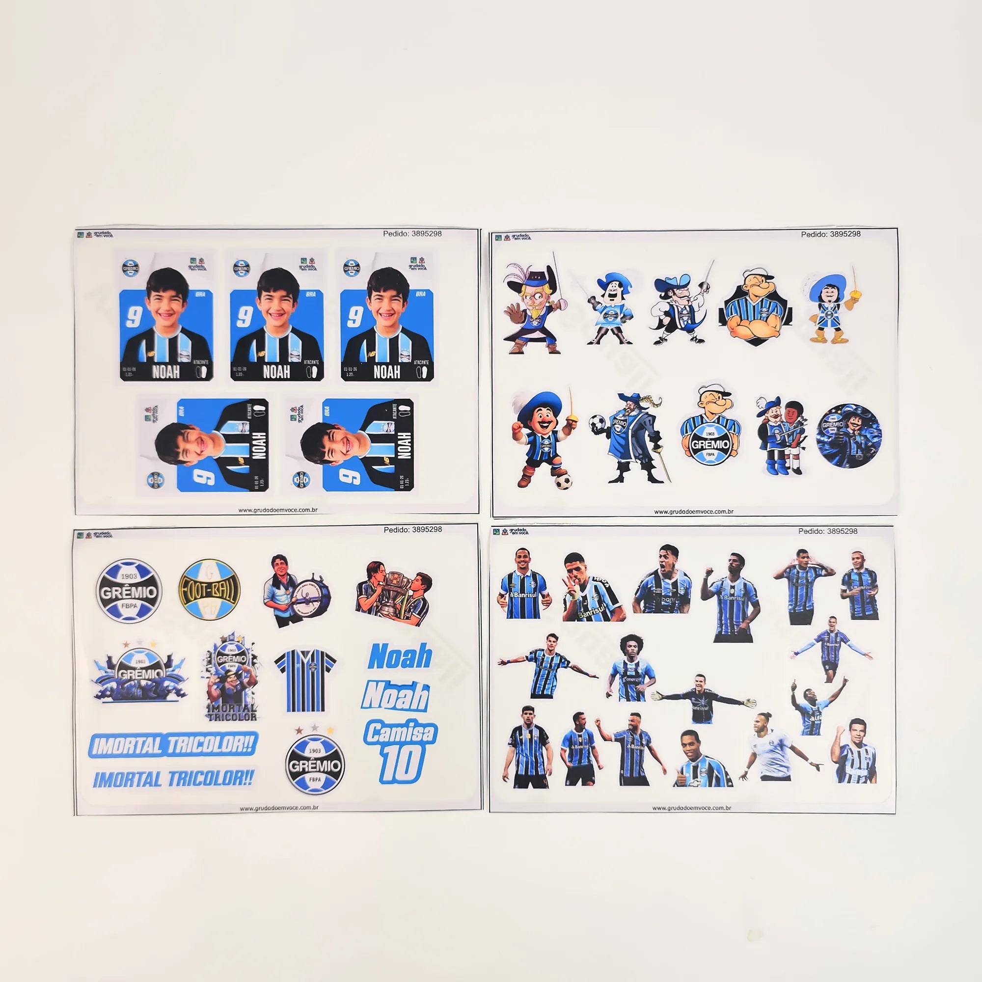 Combo Meu Craque Grêmio Personalizado