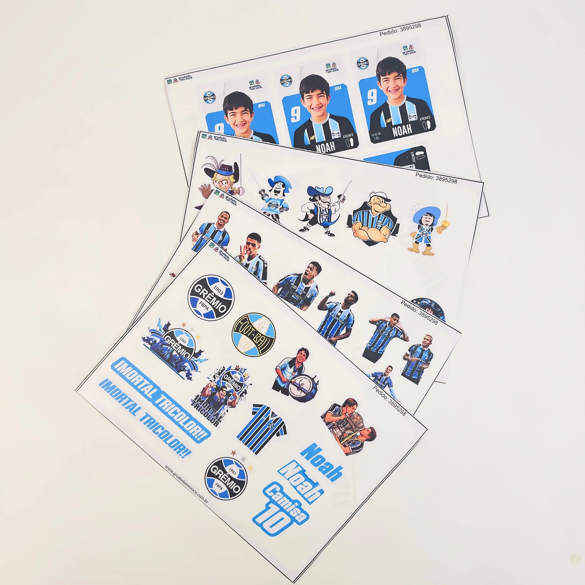 Combo Meu Craque Grêmio Personalizado