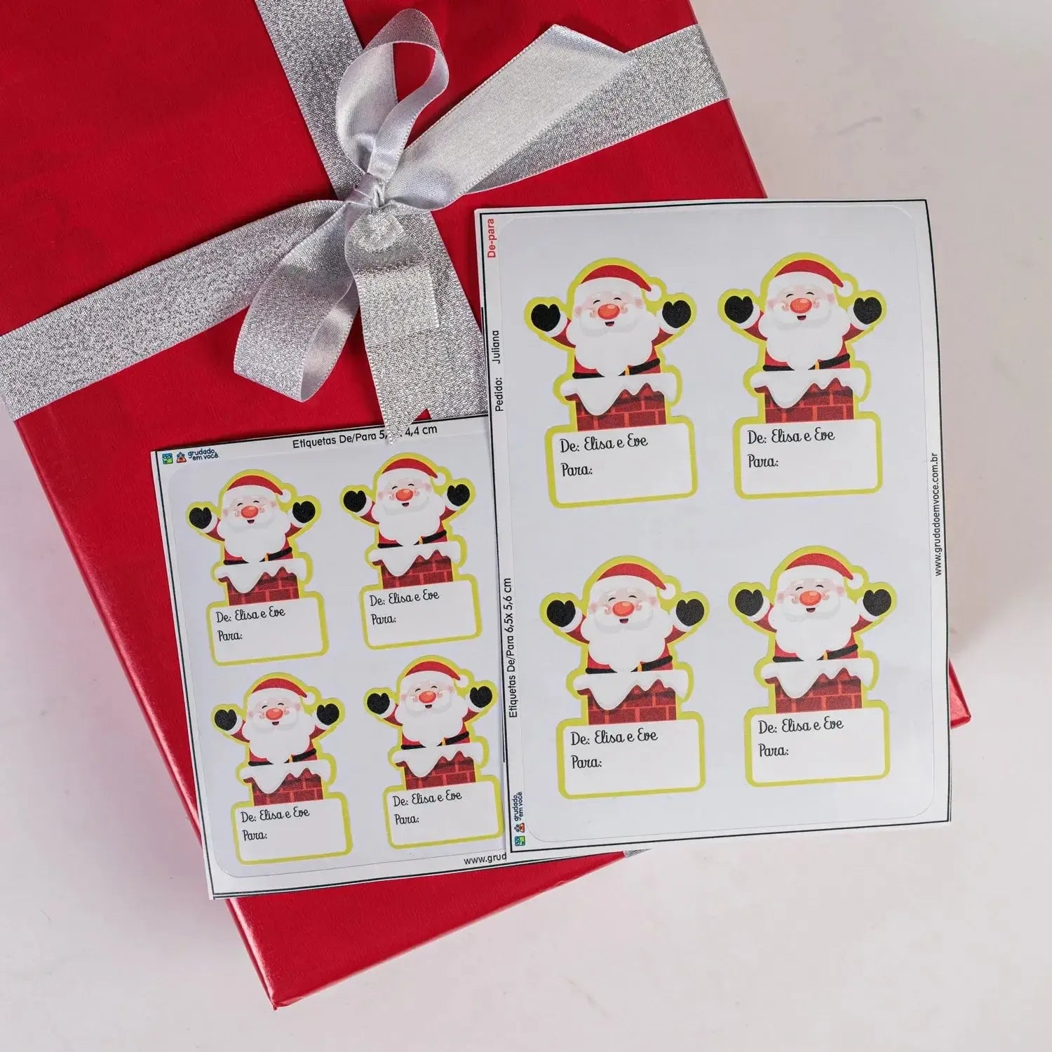 Etiqueta De / Para Natal