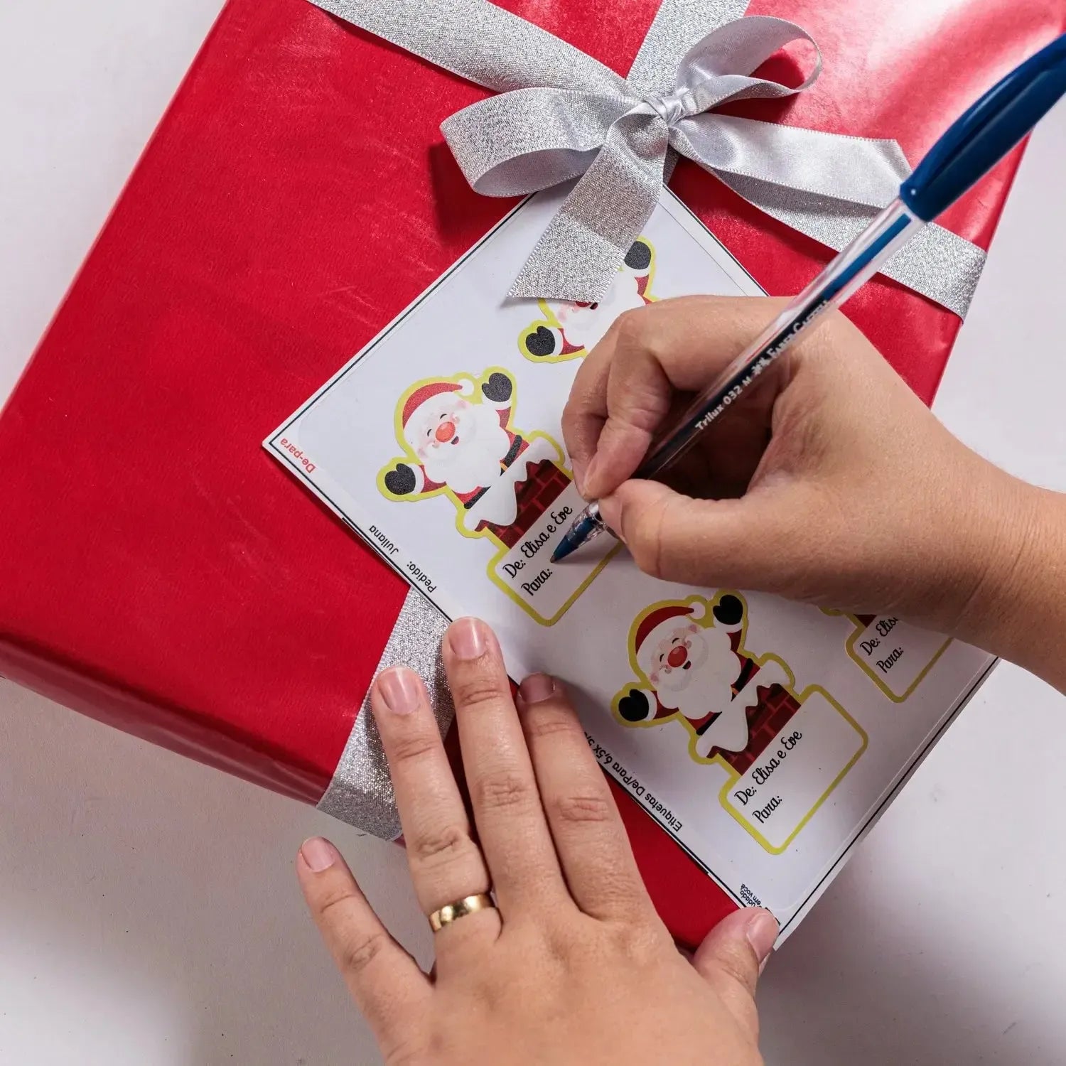 Etiqueta De / Para Natal