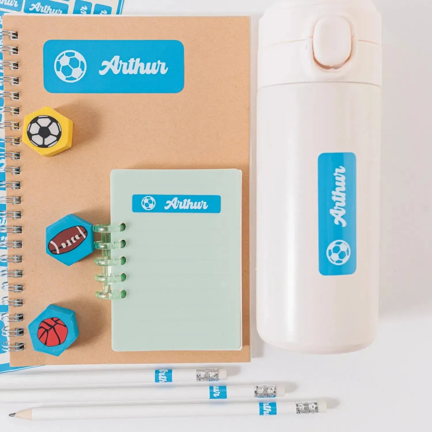 Kit de Etiquetas Personalizadas Brilho Mini