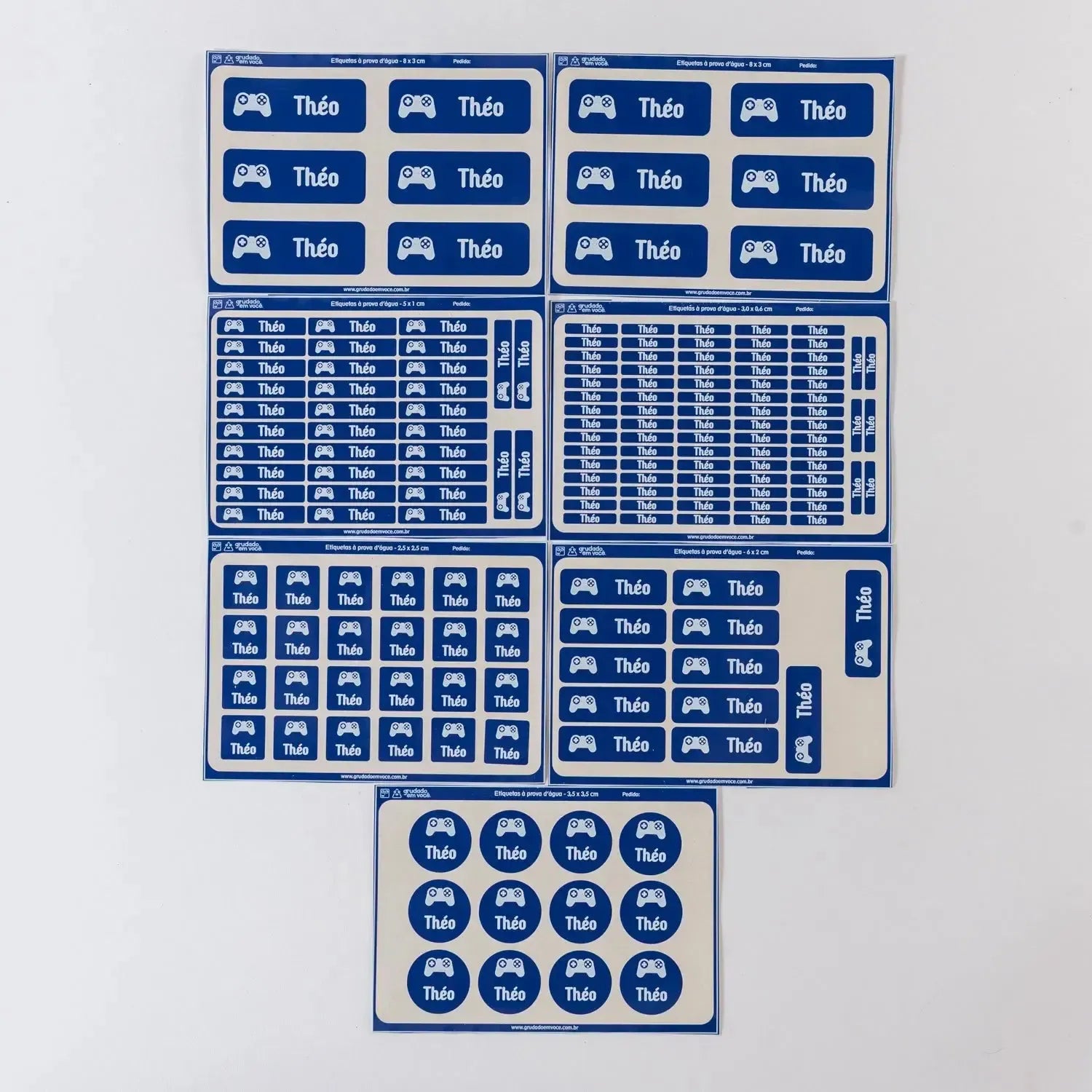 Kit de Etiquetas Personalizadas Brilho Mais