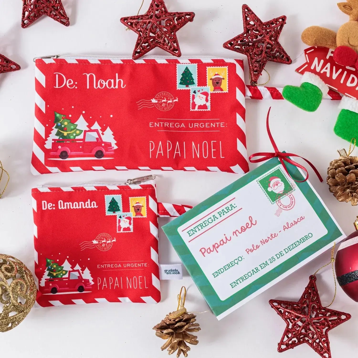 Porta Cartas de Natal Personalizado