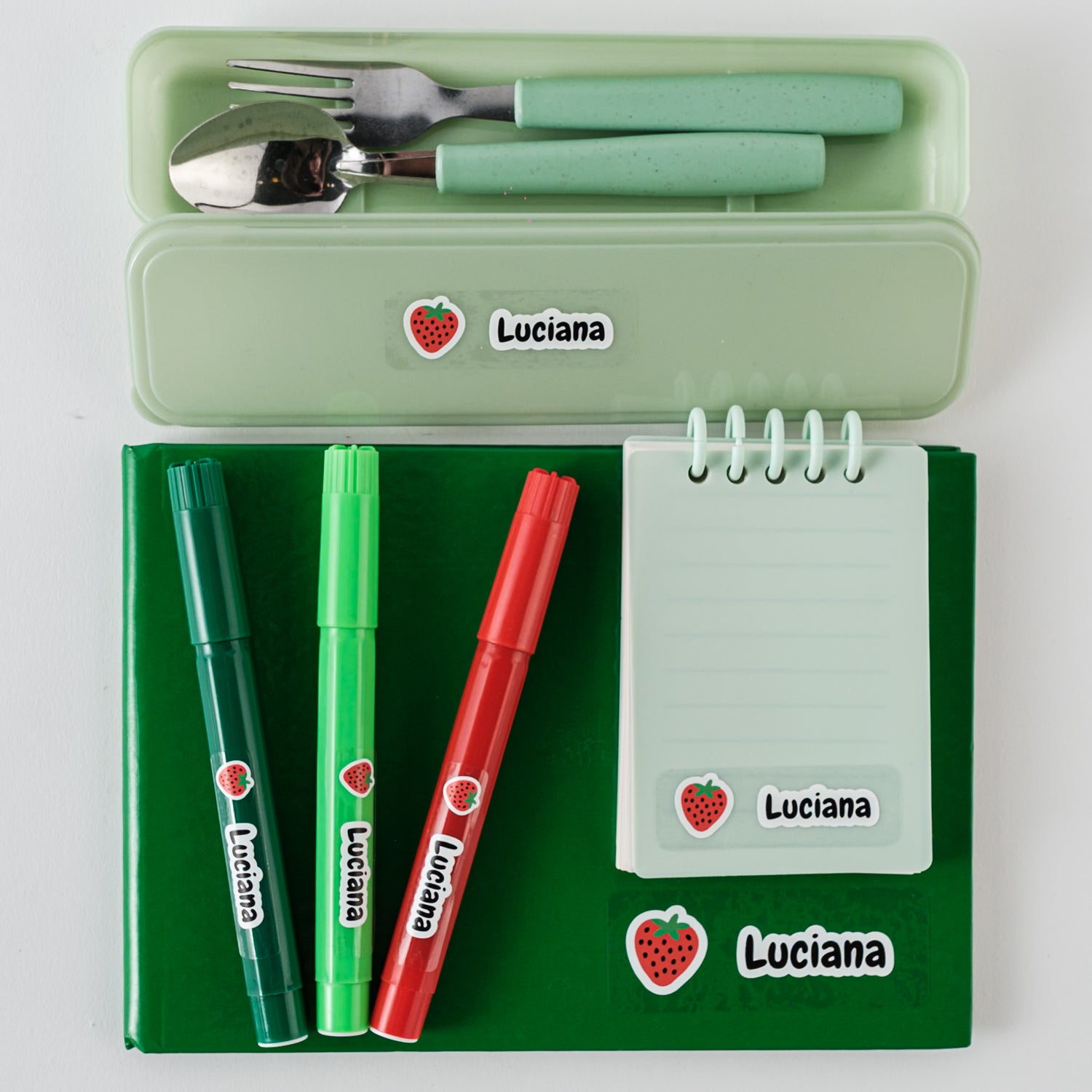 Kits de Etiquetas Transparentes com Contorno Personalizadas
